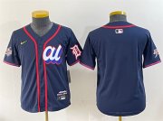 Cheap Youth American League Detroit Tigers Blank Navy 2025 All-Star Edition Limited Stitched Baseball Jersey