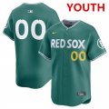 Youth Boston Red Sox ACTIVE PLAYER Custom Green 2025 City Connect Limited Stitched Baseball Jersey Cheap