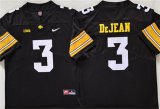 Cheap Men's Iowa Hawkeyes #3 Cooper DeJean Black Stitched Jersey