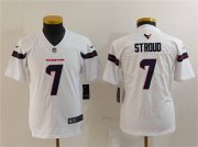 Cheap Youth Houston Texans #7 C.J. Stroud White Vapor Untouchable Limited Stitched Jersey