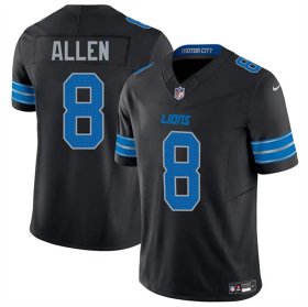 Men\'s Detroit Lions #8 Kyle Allen Black 2025 F.U.S.E. Vapor Limited Football Stitched Jersey Cheap Wholesale