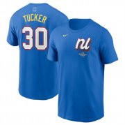 Cheap Men's National League #30 Kyle Tucker Royal 2025 All-Star Edition Name & Number T-Shirt