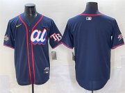 Cheap Men's American League Tampa Bay Rays Blank Navy 2025 All-Star Edition Limited Stitched Baseball Jersey