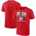 Mens Florida Panthers Red 2025 Back-To-Back Stanley Cup Champions Local T-Shirt