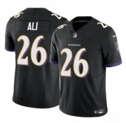 Men's Baltimore Ravens #26 Rasheen Ali Black 2025 F.U.S.E. Vapor Limited Football Jersey Cheap Wholesale