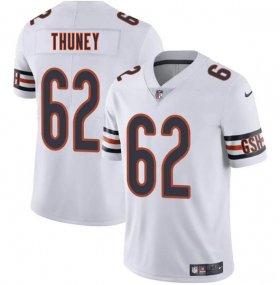 Men\'s Chicago Bears #62 Joe Thuney White 2025 Vapor Football Stitched Jersey Cheap