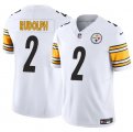 Cheap Men's Pittsburgh Steelers #2 Mason Rudolph White 2025 F.U.S.E. Vapor Untouchable Limited Football Stitched Jersey