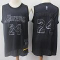 Wholesale Cheap Lakers #24 Kobe Bryant Black Basketball MVP Swingman Jersey