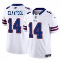 Cheap Men's Buffalo Bills #14 Chase Claypool White 2024 F.U.S.E. Vapor Untouchable Limited Football Stitched Jersey