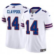 Cheap Men's Buffalo Bills #14 Chase Claypool White 2024 F.U.S.E. Vapor Untouchable Limited Football Stitched Jersey