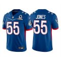 Wholesale Cheap Men's Arizona Cardinals #55 Chandler Jones 2022 Royal NFC Pro Bowl Stitched Jersey