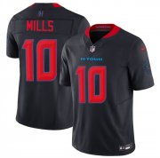 Men's Houston Texans #10 Davis Mills Navy 2nd Alternate 2025 F.U.S.E. Vapor Limited Football Stitched Jersey Cheap Wholesale
