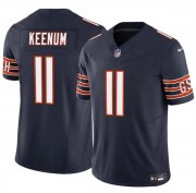 Men's Chicago Bears #11 Case Keenum Navy 2025 F.U.S.E. Vapor Untouchable Limited Football Stitched Jersey Cheap Wholesale