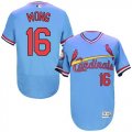Wholesale Cheap Cardinals #16 Kolten Wong Light Blue Flexbase Authentic Collection Cooperstown Stitched MLB Jersey