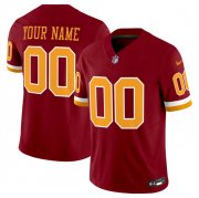 Men's Washington Commanders Active Player Custom Burgundy 2025 F.U.S.E. Throwback Limited Football Stitched Jersey Cheap Wholesale
