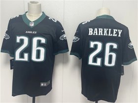 Men\'s Philadelphia Eagles #26 Saquon Barkley Black 2024 New Vapor Untouchable Limited Football Stitched Jersey Cheap Wholesale