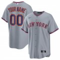 Cheap Men's New York Mets Active Player Custom Gray 2025 Limited Stitched Baseball Jersey