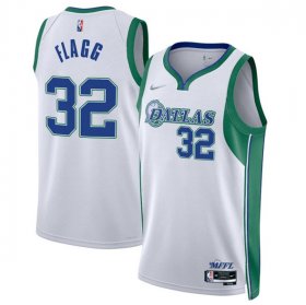 Men\'s Dallas Mavericks #32 Cooper Flagg White 2025 Draft City Edition Stitched Basketball Jersey