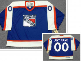 Men\'s NEW YORK RANGERS 1970\'s Away CCM Throwback Jersey Customized Any Name & Number Cheap