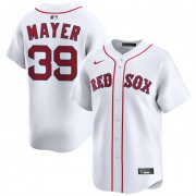Men's Boston Red Sox #15 Dustin Pedroia Green 2025 City Connect Limited Stitched