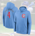 Cheap Men's Chicago Cubs #4 Pete Crow-Armstrong Blue Stitched sweatshirt