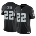 Men's Las Vegas Raiders #22 Jeremy Chinn Black 2025 F.U.S.E. Vapor Football Stitched Jersey Cheap