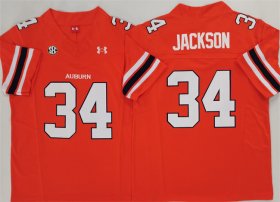 Cheap Men\'s Auburn Tigers #34 Bo Jackson Orange 2024 F.U.S.E. Limited Stitched Jersey