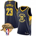 Men's Indiana Pacers #23 Aaron Nesmith Navy 2025 Finals Icon Edition Stitched Basketball Jersey Cheap