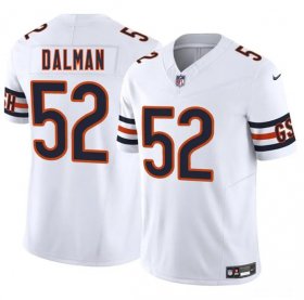 Men\'s Chicago Bears #52 Drew Dalman White 2025 F.U.S.E. Vapor Football Stitched Jersey Cheap