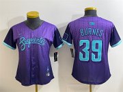 Women's Arizona Diamondbacks #39 Corbin Burnes Purple 2025 City Connect Limited Stitched Baseball Jersey(Run Small) Cheap
