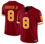 Men's Washington Commanders #8 Brian Robinson Jr. Burgundy 2025 F.U.S.E. Throwback Limited Football Stitched Jersey Cheap Wholesale