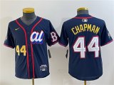 Women's American League #44 Aroldis Chapman Navy 2025 All-Star Edition Limited Stitched Baseball Jersey(Run Small) Cheap Wholesale