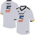 Wholesale Cheap Missouri Tigers 5 Taylor Powell White USA Flag Nike College Football Jersey