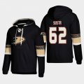Wholesale Cheap Anaheim Ducks #62 Andrej Sustr Black adidas Lace-Up Pullover Hoodie