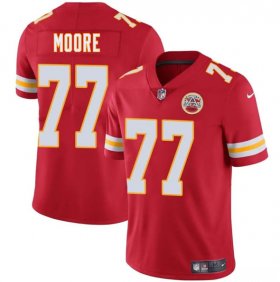Men\'s Kansas City Chiefs #77 Jaylon Moore Red 2025 Vapor Untouchable Limited Football Stitched Jersey Cheap