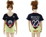 Wholesale Cheap Women's America #22 P.Aguilar Home Soccer Club Jersey