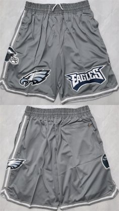 Cheap Men\'s Philadelphia Eagles Grey Shorts(Run Small)