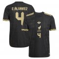 Cheap Men's Mexico #4 Edson Alvarez Black 2025 Soccer Jersey
