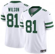 Cheap Men's New York Jets #81 Pokey Wilson White 2025 F.U.S.E. Vapor Untouchable Limited Football Stitched Jersey