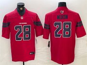 Cheap Men's Houston Texans #28 Joe Mixon Red Vapor Untouchable Stitched Football Jersey