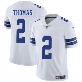 Men\'s Dallas Cowboys #2 Juanyeh Thomas White 2025 Vapor Untouchable Limited Football Stitched Jersey Cheap