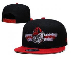 Georgia Bulldogs Stitched Snapback Hats 005 Cheap Wholesale