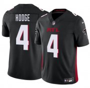 Cheap Men's Atlanta Falcons #4 KhaDarel Hodge Black 2025 F.U.S.E. Vapor Untouchable Limited Football Stitched Jersey
