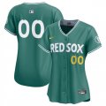 Women's Boston Red Sox ACTIVE PLAYER Custom Green 2025 City Connect Limited Stitched Baseball Jersey(Run Small) Cheap