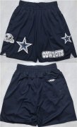 Cheap Men's Dallas Cowboys Navy Shorts (Run Small)