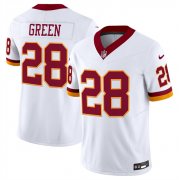 Cheap Men's Washington Commanders #28 Darrell Green White 2025 F.U.S.E. Throwback Vapor Limited Football Stitched Jersey
