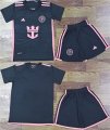 Youth Inter Miami CF Custom Black Soccer Jersey Suit Cheap Wholesale