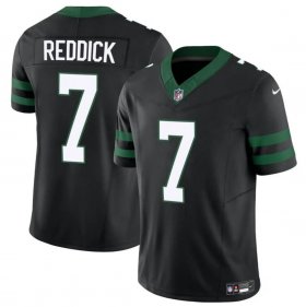 Cheap Men\'s New York Jets #7 Haason Reddick Black 2024 F.U.S.E Vapor Untouchable Limited Football Stitched Jersey