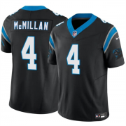 Cheap Men's Carolina Panthers #4 Tetairoa McMillan Black 2025 Draft F.U.S.E. Vapor Limited Football Stitched Jersey