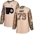Wholesale Cheap Adidas Flyers #79 Carter Hart Camo Authentic 2017 Veterans Day Stitched Youth NHL Jersey